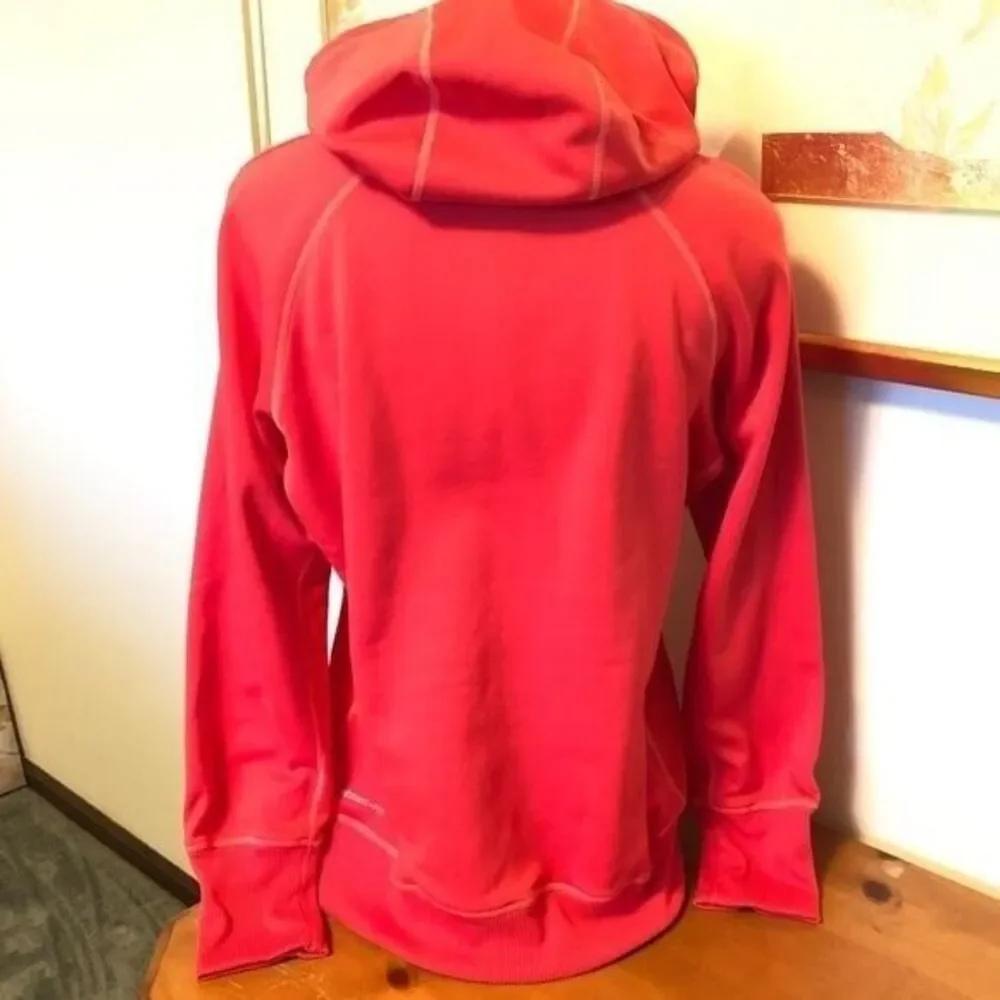 Nike Therma-Fit Womens's Large Salmon Bright Pink Hooded Long Sleeve Pullover‎